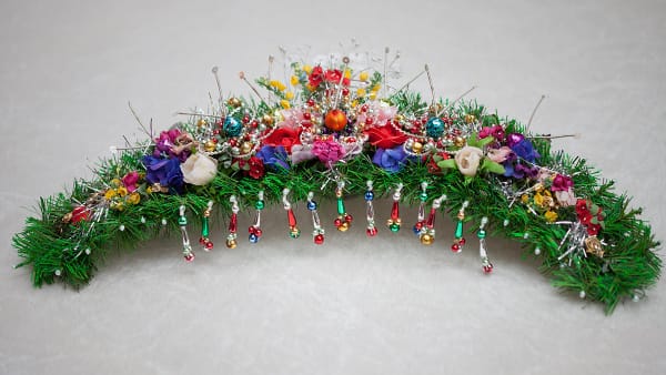 Kopfschmuck für sorbisches Bescherkind (Kopie)
