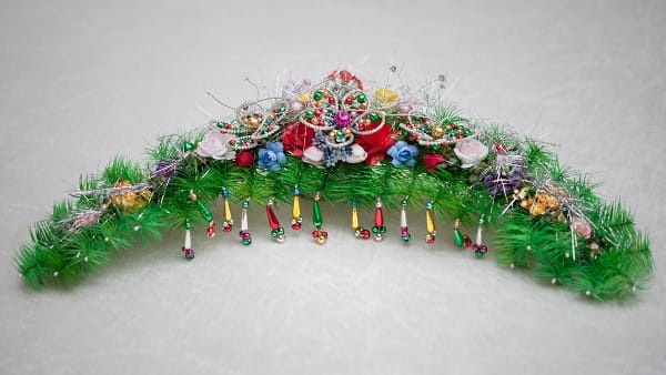 Kopfschmuck für sorbisches Bescherkind (Original)